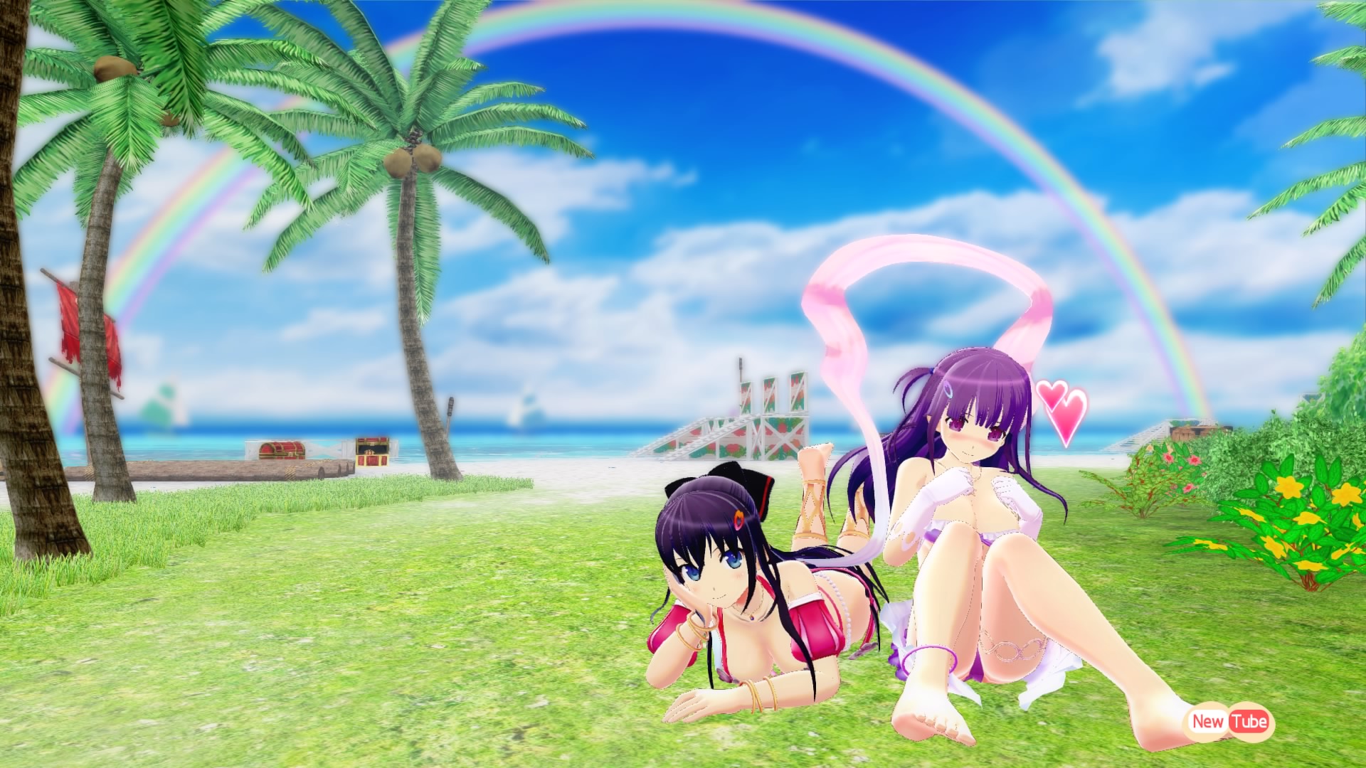  Senran Kagura: Peach Beach Splash - Standard Edition [PS4] :  Video Games